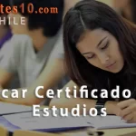Sacar certificado de estudios Chile