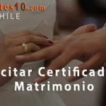 Solicitar certificado de matrimonio gratis en chile