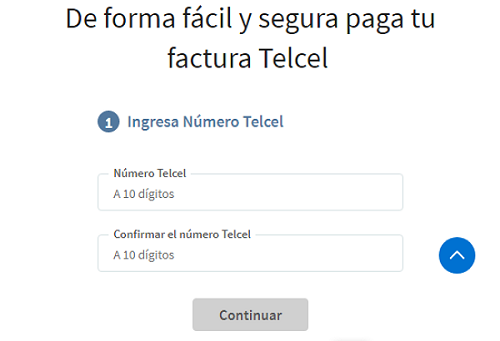 Pagar Telcel en línea desde la página oficial